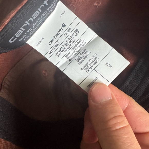 Carhartt Men's Brown Cap - Picture 3 of 3
